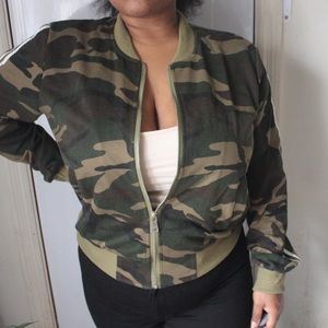 Camo Bomber Jacket